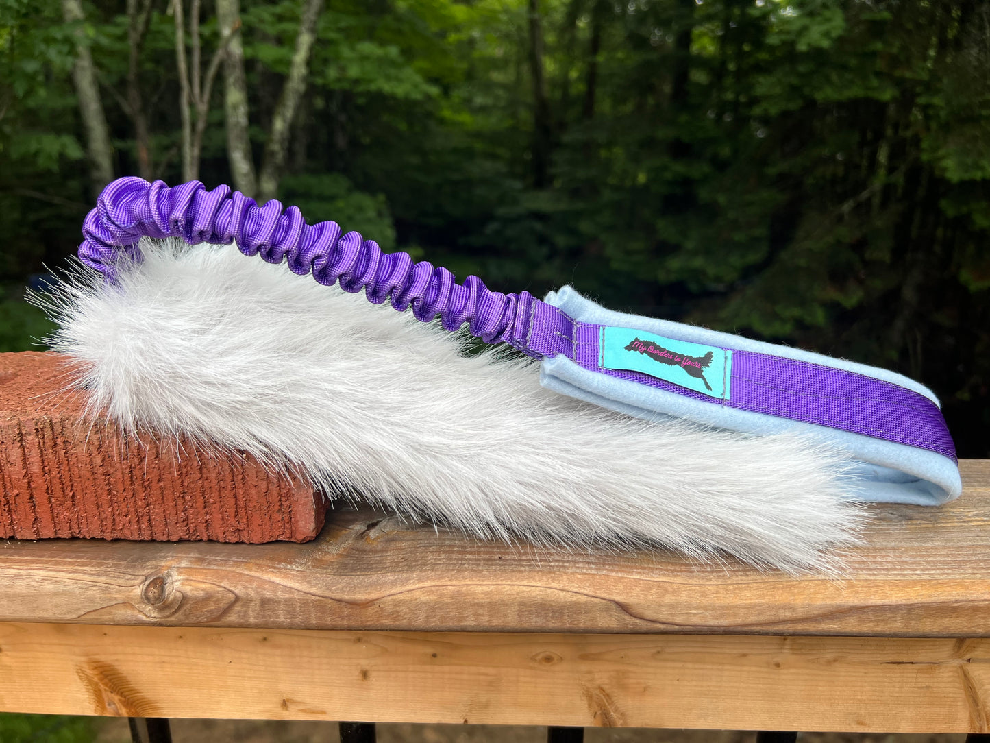 Faux Rabbit Tug (Purple)