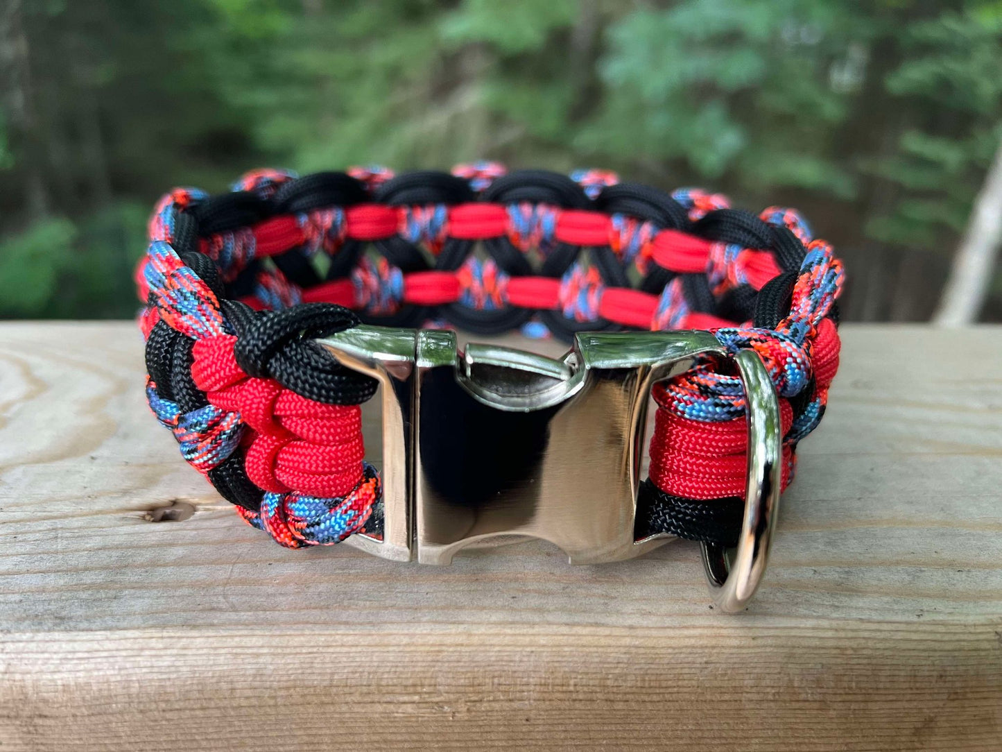 Crimson Noir Collar (12"-12.5")