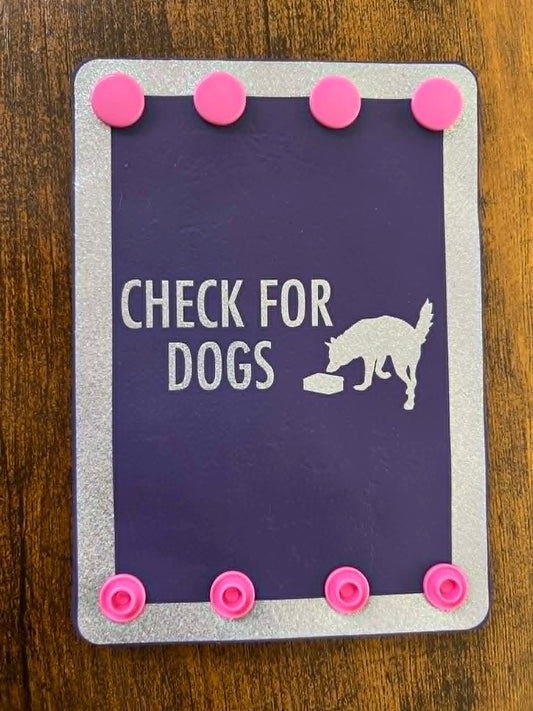 Check for Dogs Steering Wheel Wrap