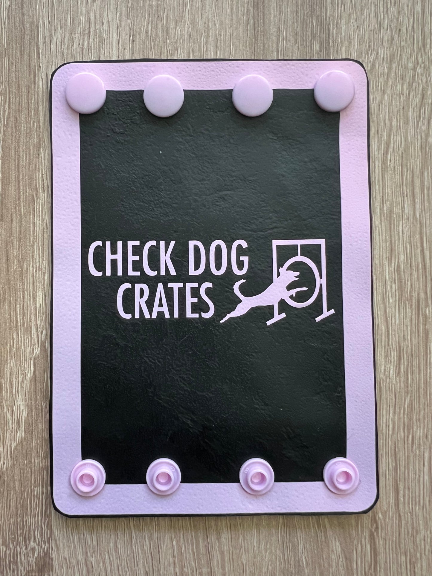 Check Dog Crates Steering Wheel Wrap