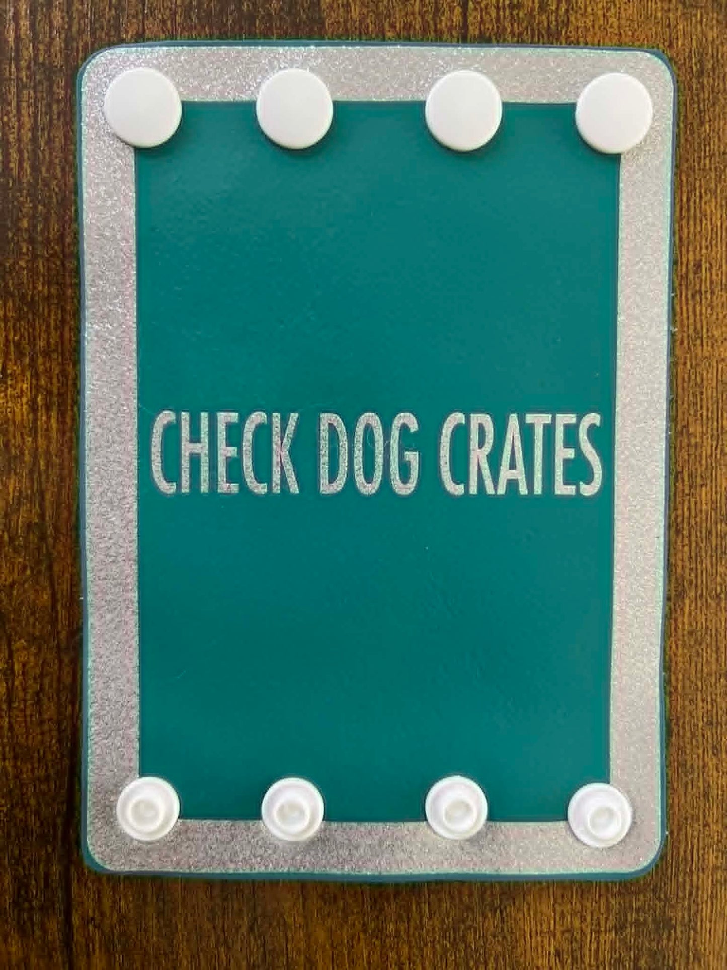 Check Dog Crates Steering Wheel Wrap