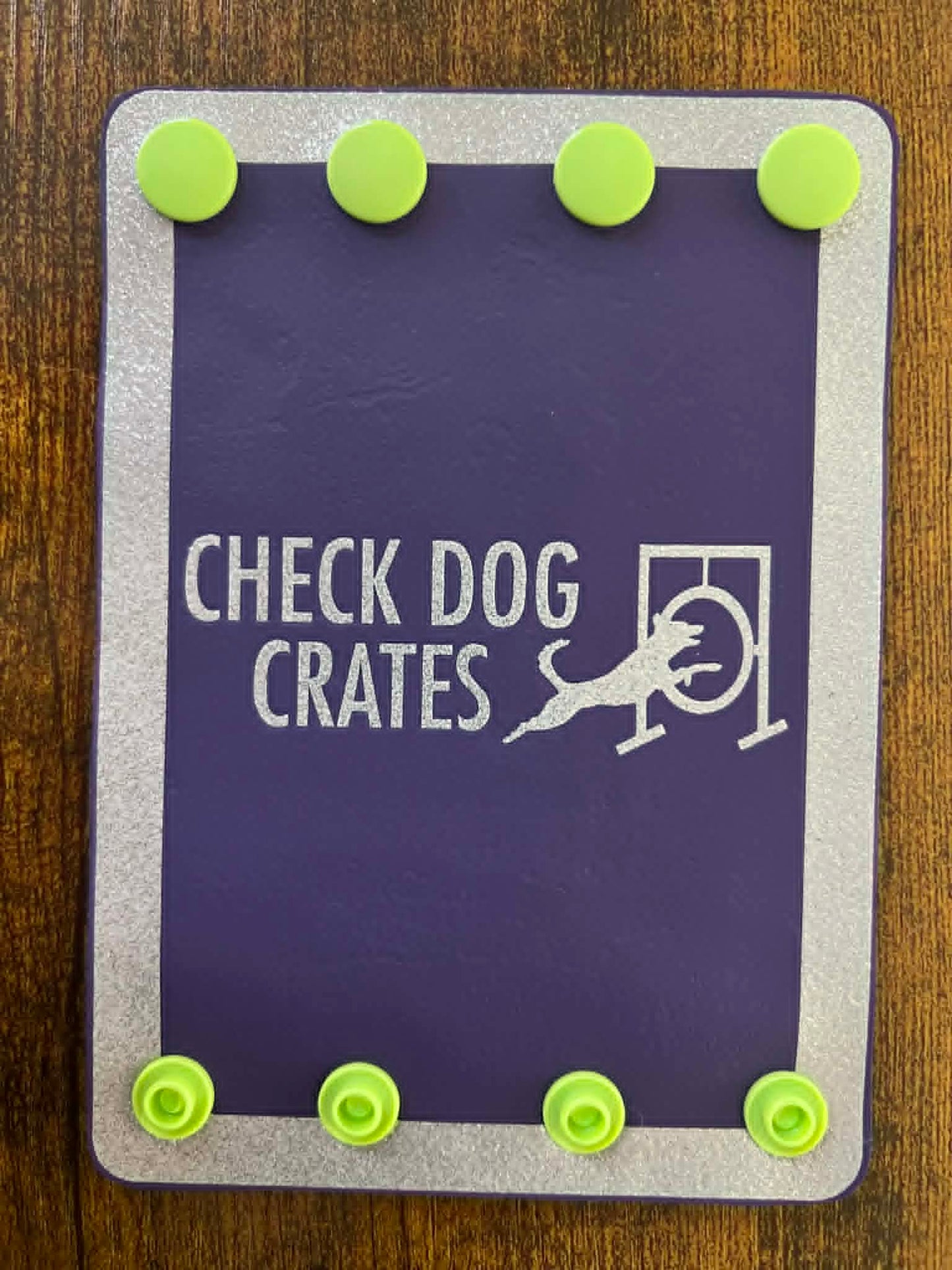 Check Dog Crates Steering Wheel Wrap