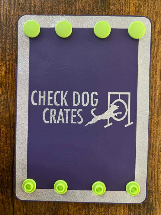 Check Dog Crates Steering Wheel Wrap
