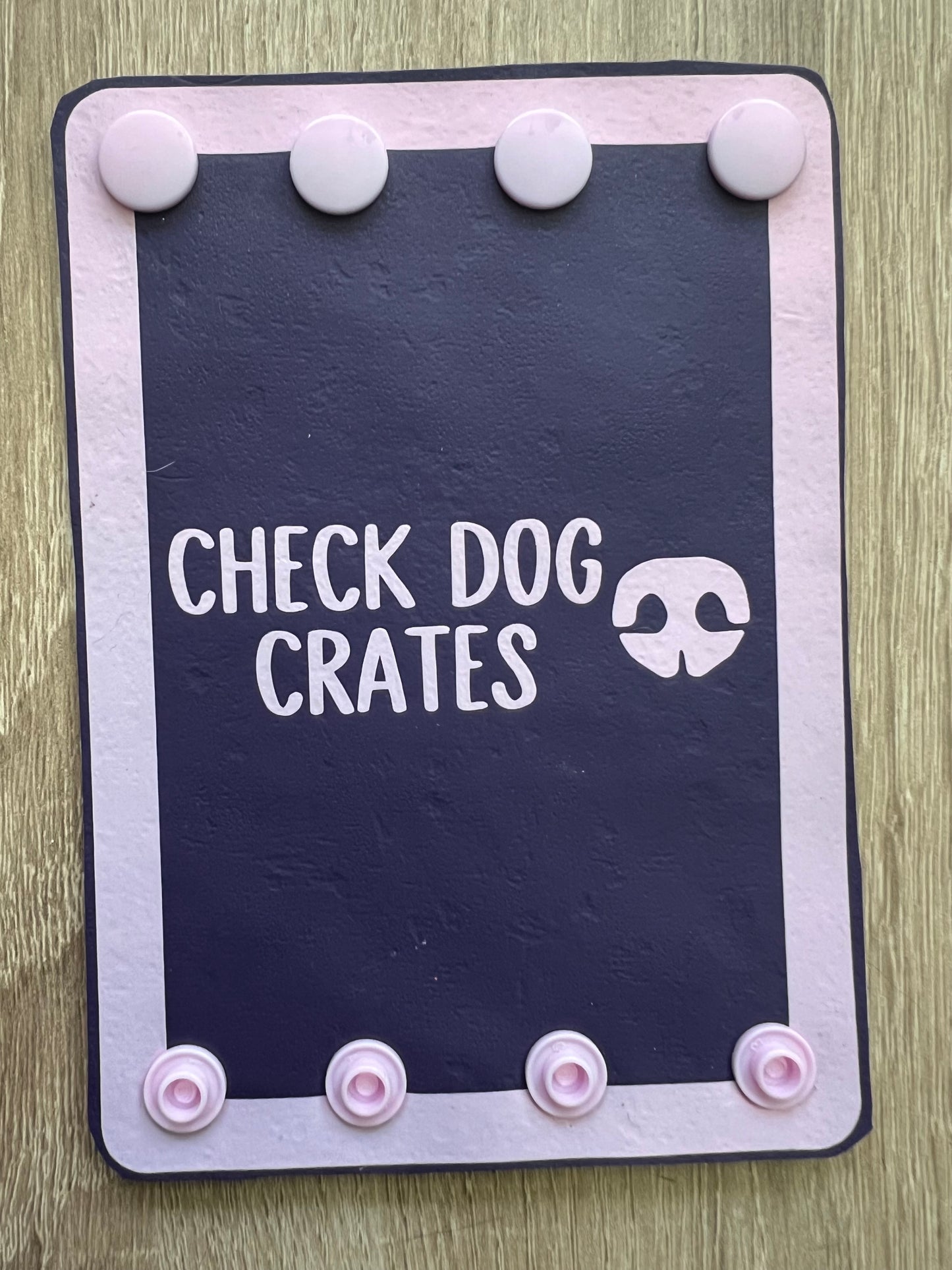 Check Dog Crates Steering Wheel Wrap