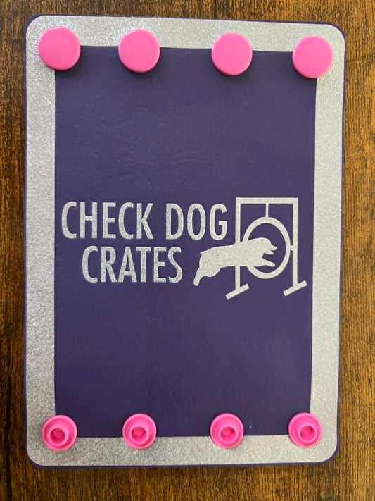 Check Dog Crates Steering Wheel Wrap
