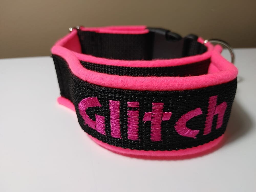 Fleece lined best sale dog collars