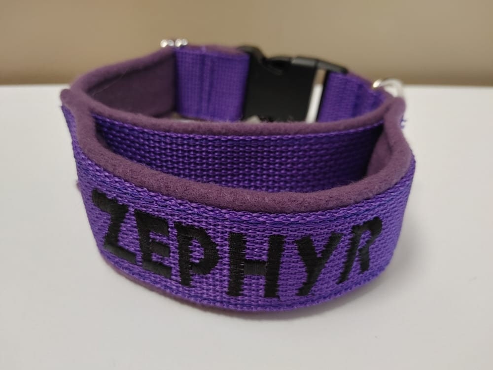 1.5" Fleece lined Handle Collar (Flyball Collar)